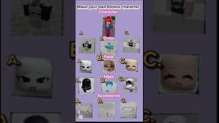 Make your  own Roblox character 