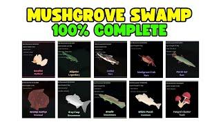 How to Catch All MushGrove Swamp fish in Fisch