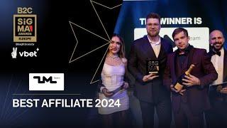 ZM Team wins best affiliate at SiGMA Europe B2C Awards 2024