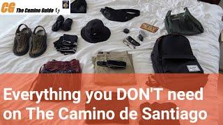 Everything you DON'T need on the Camino de Santiago | Full pack review for The Way of St James