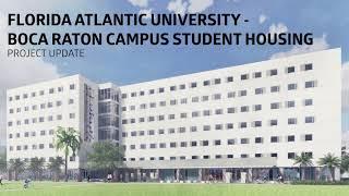 The Weitz Company - Florida Atlantic University - Student Housing Construction Update - Sept. 2020