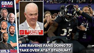 Stephen Jones On Defensive Tackle Depth, Opposing Fans Taking Over AT&T Stadium | GBag Nation