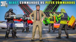 GTA 5 : BEAST COMMANDOS VS GREEN COMMANDOS || GAMEPLAY #1