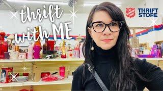 Thrift With Me | The Salvation Army Thrift Store | Vintage Home Decor