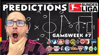 2022/23 Bundesliga - Matchday #7 Predictions