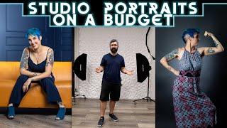 Studio portrait photography equipment tour