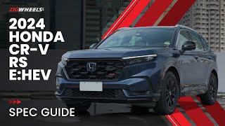 2024 Honda CR-V RS e:HEV Spec Guide | Zigwheels.Ph