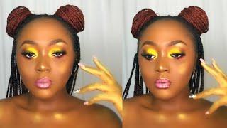 YELLOW BRONZE INSPIRED  LOOK| TIBOCHICK