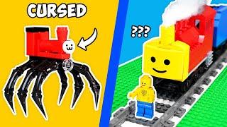 10 Cursed LEGO Trains Vs 100 Minifigures