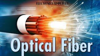 What is OPTICAL FIBRE ?/How fiber optics works?/Optical communication/electronics simplified