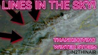 Thanksgiving WINTER STORM & INSANE "Water VAPOR Trails!" MAKING PEOPLE sick!