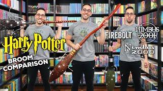 Comparing ALL THREE Harry Potter Brooms | Nimbus 2000, Nimbus 2001, and Firebolt