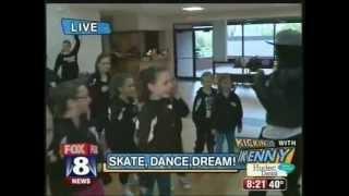 Skate Dance Dream on Fox 8 Kickin' it with Kenny (Pt 4)