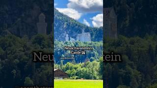 Neuschwanstein Castle view from Bavarian Fields ️