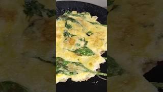 Spinach Omlette Recipe|| breakfast recipe|| #shorts #food #viralvideo #youtubeshorts #cooking #easy