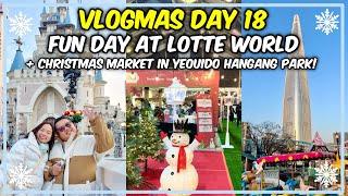 First time at Lotte World + Winter Festa at Yeouido Hangang Park in Seoul, South Korea! 