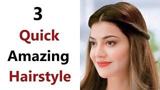 3 Easy Lovely Hairstyle - Easy hairstyle for girls | simple hairstyle | hairstyles