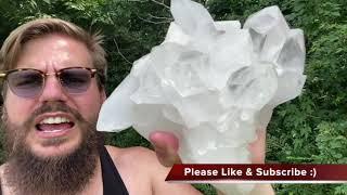 High Quality Clear Quartz "FROM MIKE'S STASH" CosmicCuts.com THE GOOD STUFF w Intact Points GORGEOUS