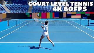 Emma Raducanu Court Level Practice Session 2022 | Ground Strokes, Exercises & More! (4K 60FPS)