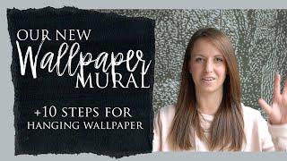 How to Apply a Wallpaper Mural + Tips for Success