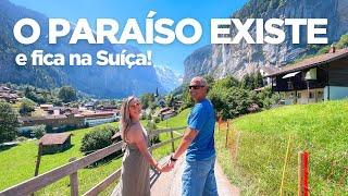 LAUTERBRUNNEN: a vila mais perfeita da SUÍÇA! 4K