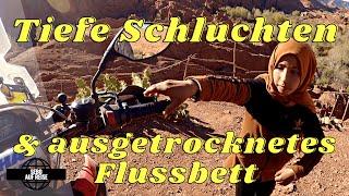 Todgha Gorges & die Fahrt durch das ausgetrocknete Flussbett |S2-E9| Weltreise mit dem Motorrad