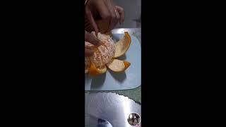 How to peel  orange fruit with style #live #livestream #fruit #peeling #design #respect #youtubers