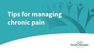 10 tips for managing chronic pain