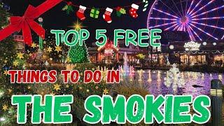 Top 5 FREE Festive Things to do In Gatlinburg & Pigeon Forge Tennessee during the Holidays