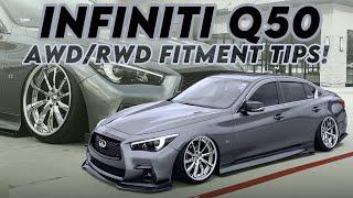 WHAT WHEELS REALLY FIT YOUR 2014-2024 INFINITI Q50 - Q50 FITMENT GUIDE