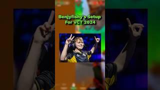 Benjyfishy’s Setup For VCT 2024 #benjy #Gamingmouse #Keyboard #mousepad #valorant