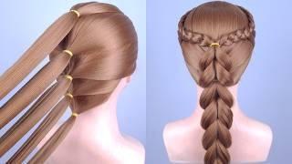 Ponytail Hairstyle for Long Hair | Simple & Quick Hairstyles for Girls | Bridal Hairstyle Tutorials