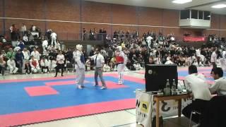 TKD Taekwondo Bergisch Open 2012 - Mario Faroß - Erster Kampf