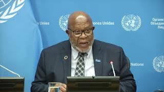 Hybrid Press Briefing by Mr  Dennis Francis, President of the General Assembly