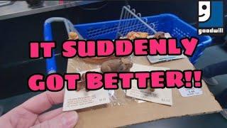 It Suddenly Got Better!! - Shop Along With Me - Goodwill Thrift Store