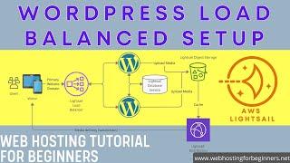 Tutorial: Setup Load Balanced WordPress website with Lightsail Object Storage