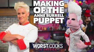 Making of the Anne Burrell Puppet | Worst Cooks in America | Puppet Nerd