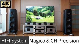 Magico M6 스피커와 CH Precision 시스템을 이용한 하이파이 시스템 청음영상 - 매지코 스피커, CH 프리시전 M1.1 파워, L1 프리앰프