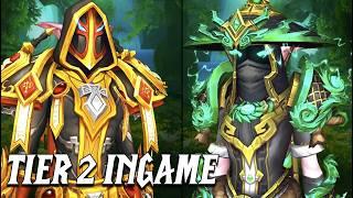 All New TIER 2 Armor Sets Full Gameplay Spotlight Turnaround - WoW The War Within