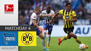 Hertha Berlin - Borussia Dortmund 0-1 | Highlights | Matchday 4 – Bundesliga 2022/23