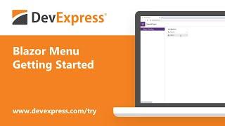 Blazor Menu: Get Started