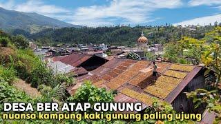 INI DIA ATAP GUNUNG JAWA TENGAH , desa Gentinggunung pedesaan kaki gunung Prau Kabupaten Kendal