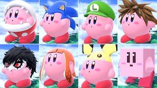 Super Smash Bros. Ultimate - All Kirby Hats and Powers (DLC Included)