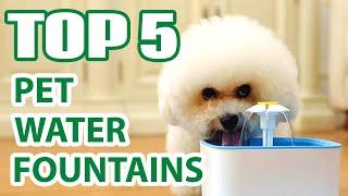 Top 5: Best Automatic Pet Drinking Fountains | Top Cat Water Fountains With Filter