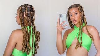 Jumbo Knotless Box Braids (Coi Leray Inspired) | GOLDYNAPS
