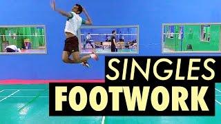 Badminton Singles Advanced Footwork Training