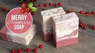 Handcrafted Holiday: Merry Cranberry Soap | MO River Soap