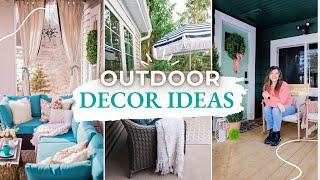 7 Creative Outdoor Makeovers That'll Have You Craving Colour Again | Porch, Patio & Deck Decor Ideas