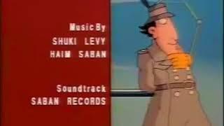 Inspector Gadget (1983) closing credits with DIC (1983) and Saban International (1996) logos