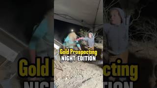 @chrisundertaking Gold prospecting at night in the California desert Royal Dyewater #goldrush